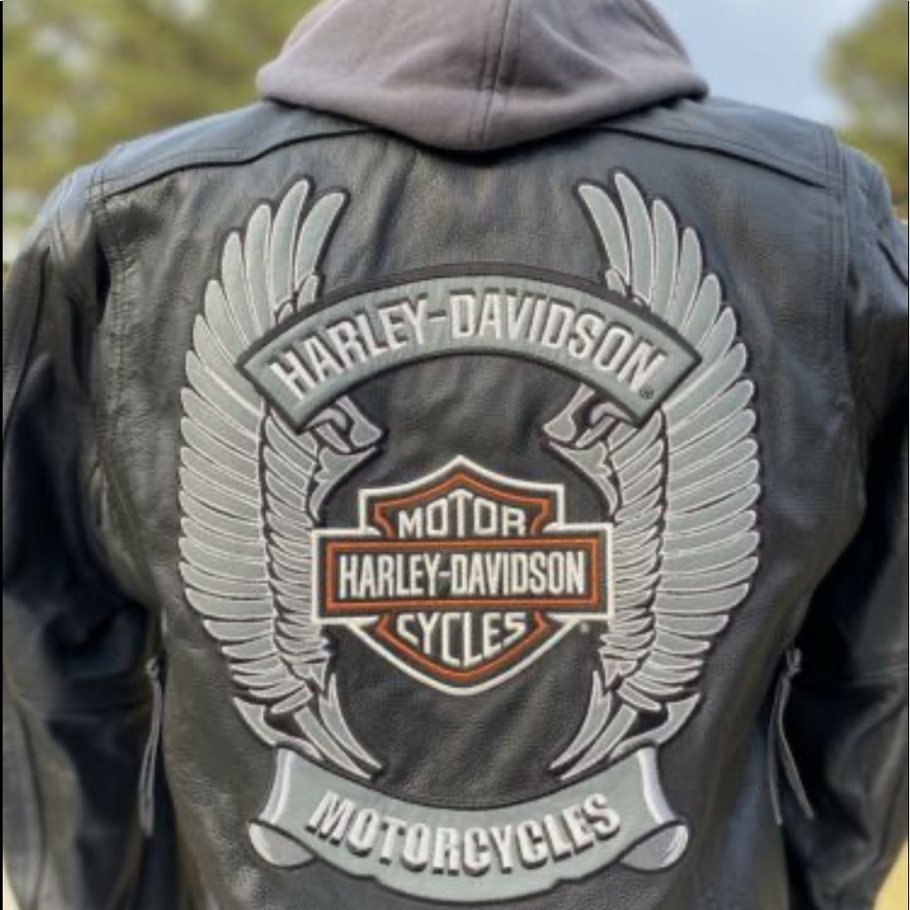 Harley Davidson Men's 3-in1 Honor black leather jacket